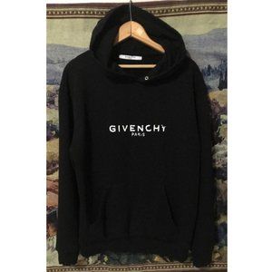 Givenchy Black Distressed Hoodie